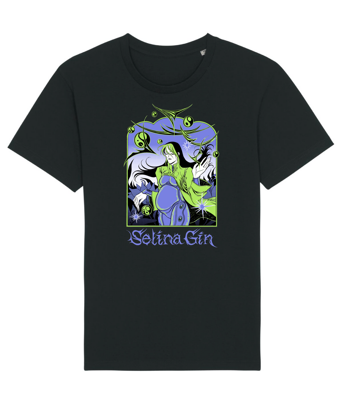 Selina Gin - Upcycling - Sort/mørk t-shirt